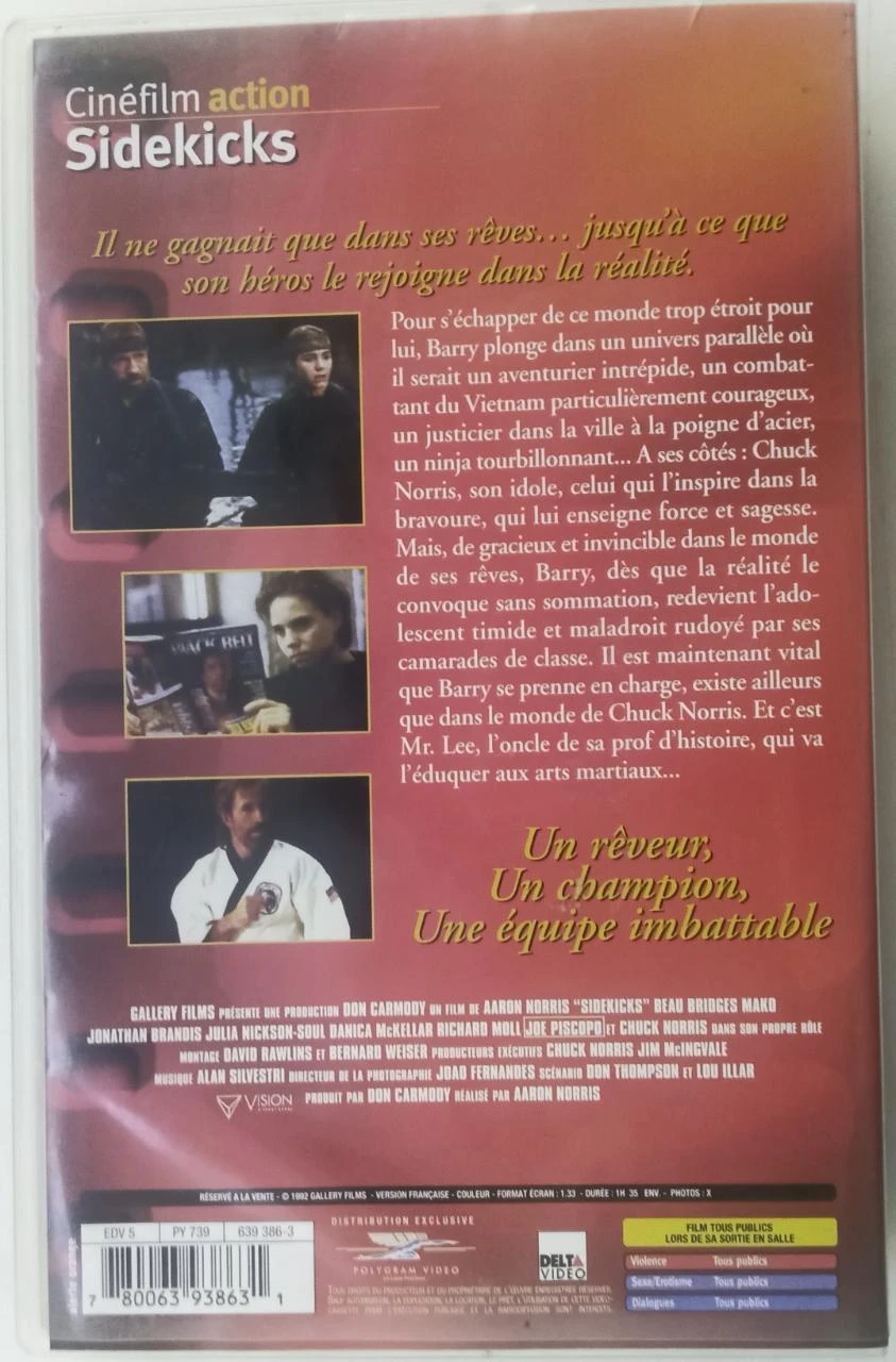 VHS Sidekicks - Chuck Norris, Jonathan Brandis – photo 4
